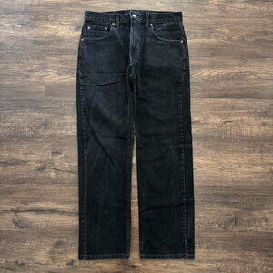 LEVI'S 505 Black Denim Dad Jeans Vintage Y2K - 34x30